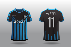 世界杯足球队服运动服T恤设计