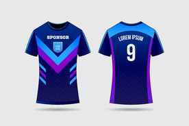 世界杯足球队服运动服T恤设计