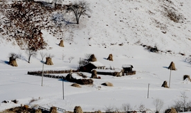 抚顺农村雪景风光
