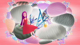 唯美插画探险少女