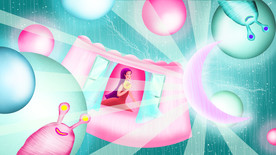 唯美插画探险少女