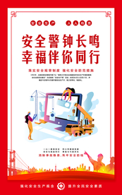 安全生产社会公益宣传海报