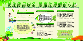 食品健康知识公益宣传海报
