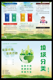 垃圾分类折页