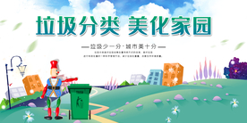 垃圾分类展板