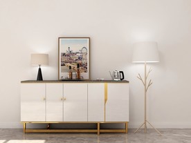 玄关边柜背景图