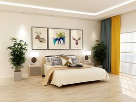 简约室内卧室设计效果图