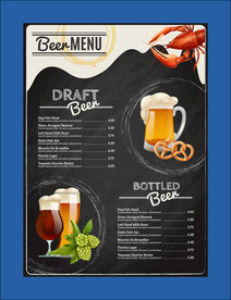 餐牌 价目表 传单图片