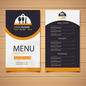 餐牌 价目表 传单图片