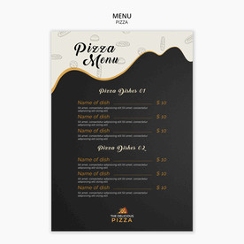 餐牌 价目表 传单图片