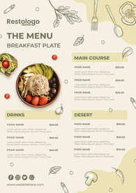 餐牌 价目表 传单图片