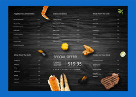 餐牌 价目表 传单图片