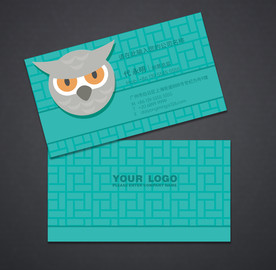 卡通名片 可爱名片 早教班名片