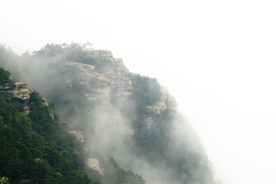 庐山观云亭云海