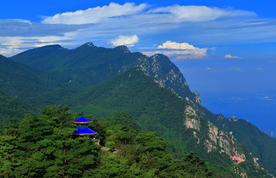 庐山五老峰含鄱亭