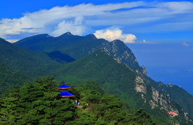 庐山五老峰含鄱亭