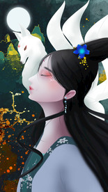 国潮 手绘 插画