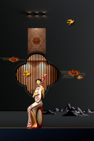 地产活动促销宣传海报背景