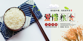 爱惜粮食社会公益宣传展板