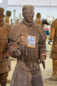 秦兵马俑一号坑遗址54号兵俑