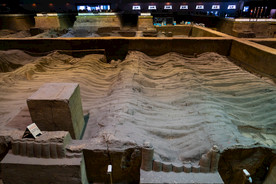 秦兵马俑二号坑遗址弩兵俑