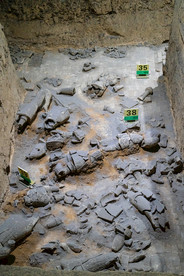 秦兵马俑三号坑遗址北厢房