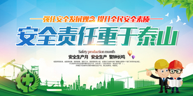 安全生产社会公益展板素材