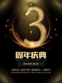周年庆海报
