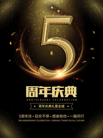 周年庆海报