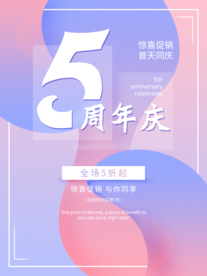 周年庆海报