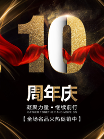 周年庆海报