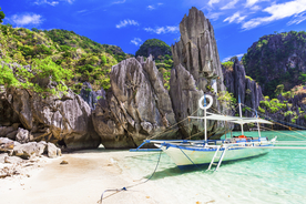 海岸风景摄影图