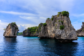 海岸风景摄影图