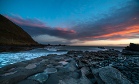 海岸风景摄影图