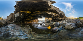 海岸风景摄影图