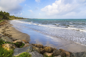 海岸风景摄影图