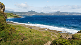 海岸风景摄影图