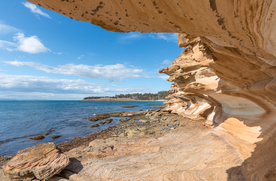 海岸风景摄影图