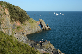 海岸风景摄影图