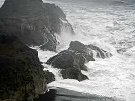 海岸风景摄影图