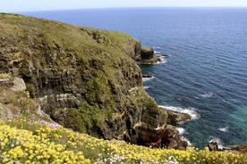 海岸风景摄影图