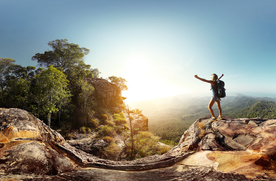 海岸风景摄影图
