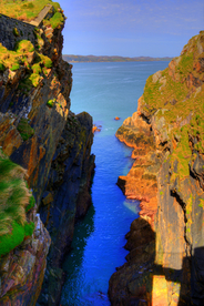 海岸风景摄影图