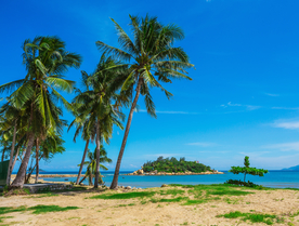 海岸风景摄影图