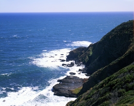 海岸风景摄影图