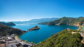 海岸风景摄影图