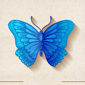 矢量动物 矢量植物 插画 手绘