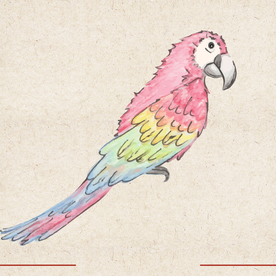 矢量动物 矢量植物 插画 手绘