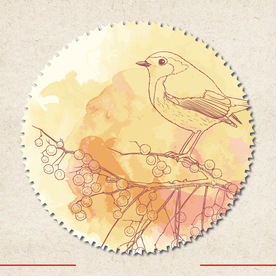 矢量动物 矢量植物 插画 手绘