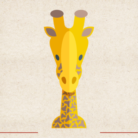 矢量动物 矢量植物 插画 手绘